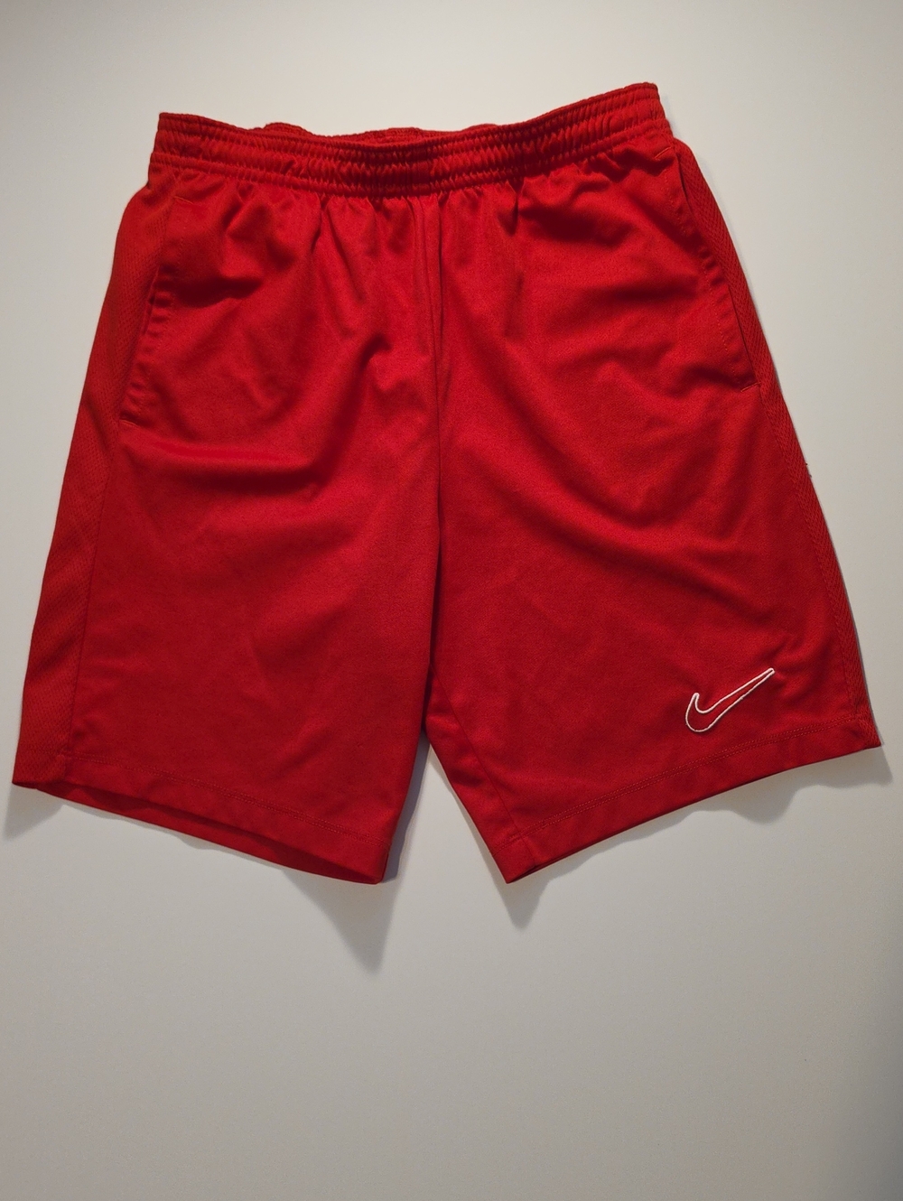 Nike Boys Red Performance Athletic Shorts